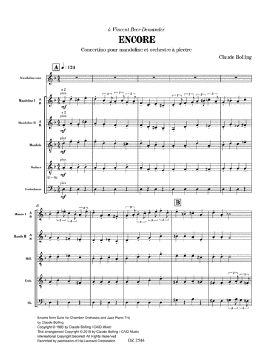 Encore Orchestra scores gallery preview page 5