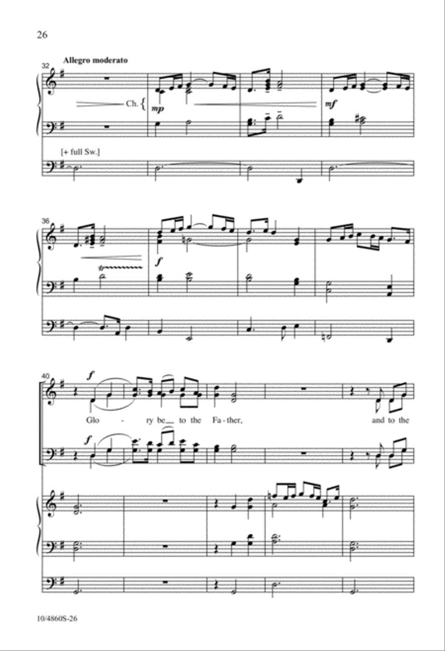 Magnificat and Nunc Dimittis (