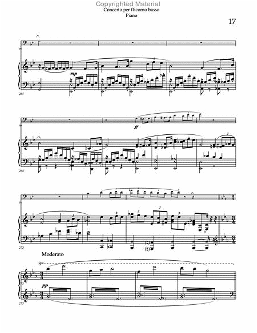 Concerto per Flicorno Basso Euphonium scores gallery preview page 7