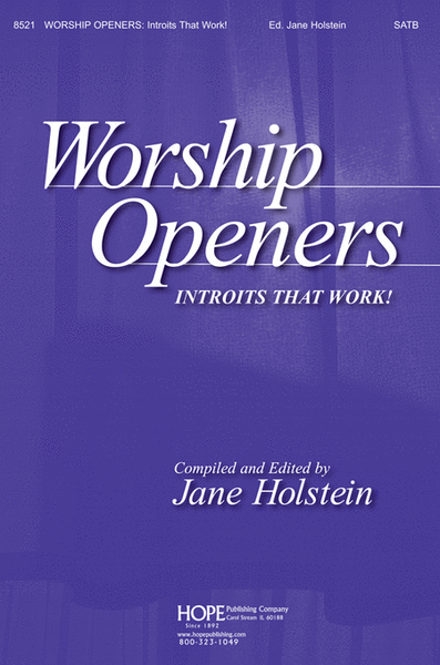 Worship Openers: Introits that Work!, Vol. 1 image number null