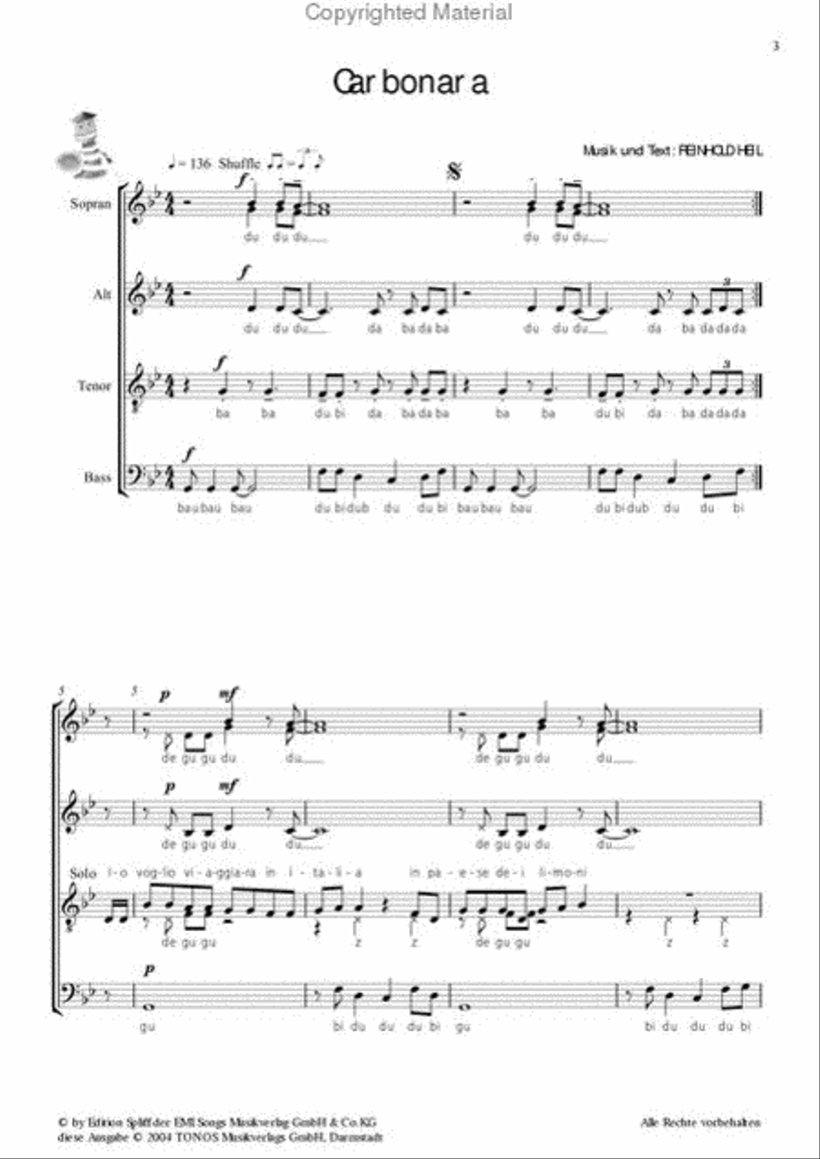 Carbonara 4-Part scores gallery preview page 2