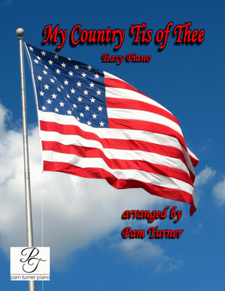 Book cover for My Country 'Tis of Thee - Easy Piano