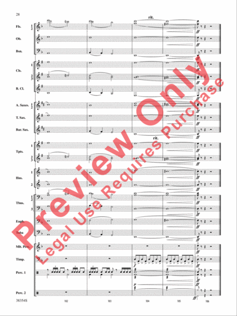 Band-O-Ween Concert Band scores gallery preview page 29
