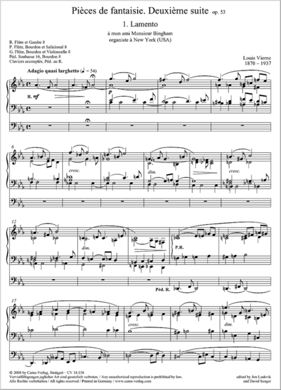 Deuxieme Suite Deuxieme Suite Organ scores gallery preview page 2
