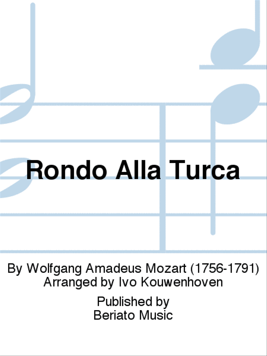 Rondo Alla Turca Concert Band scores gallery preview page 1