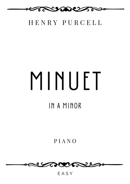 Purcell - Minuet in A minor - Easy image number null