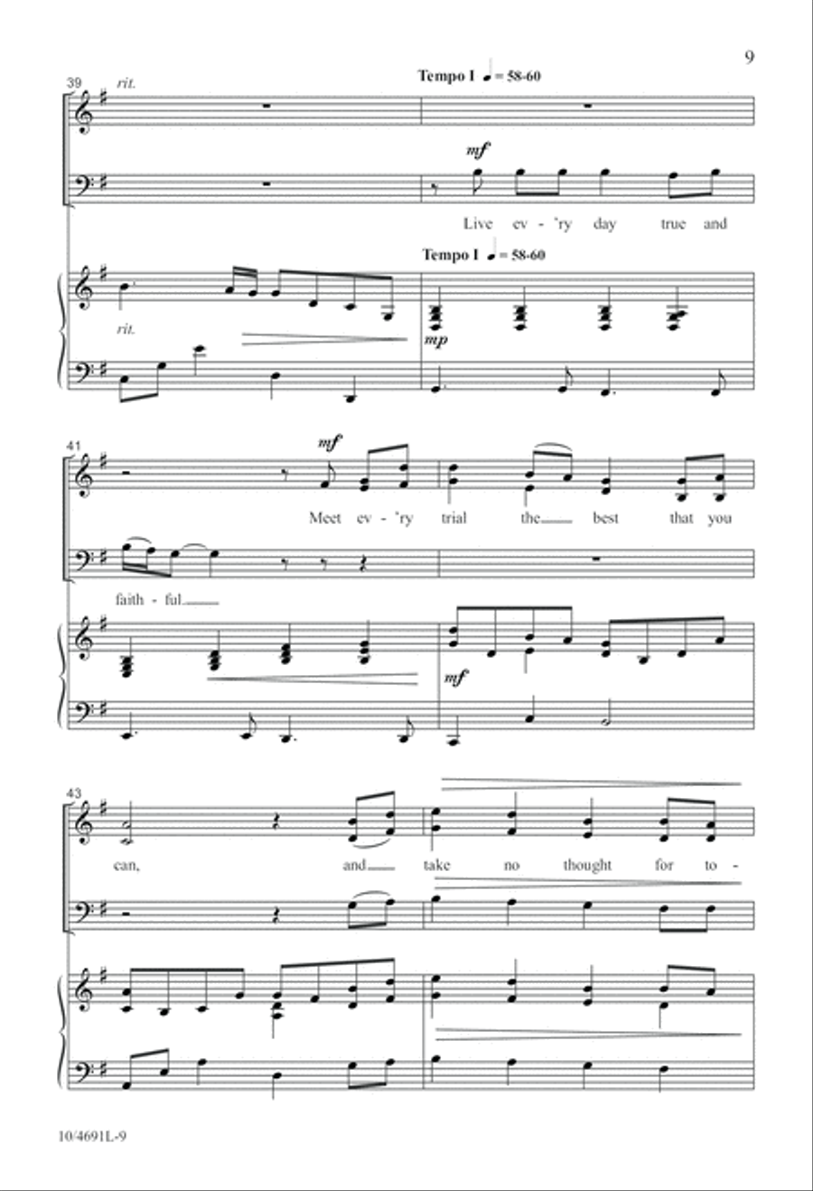 Fly Away Home 4-Part scores gallery preview page 9