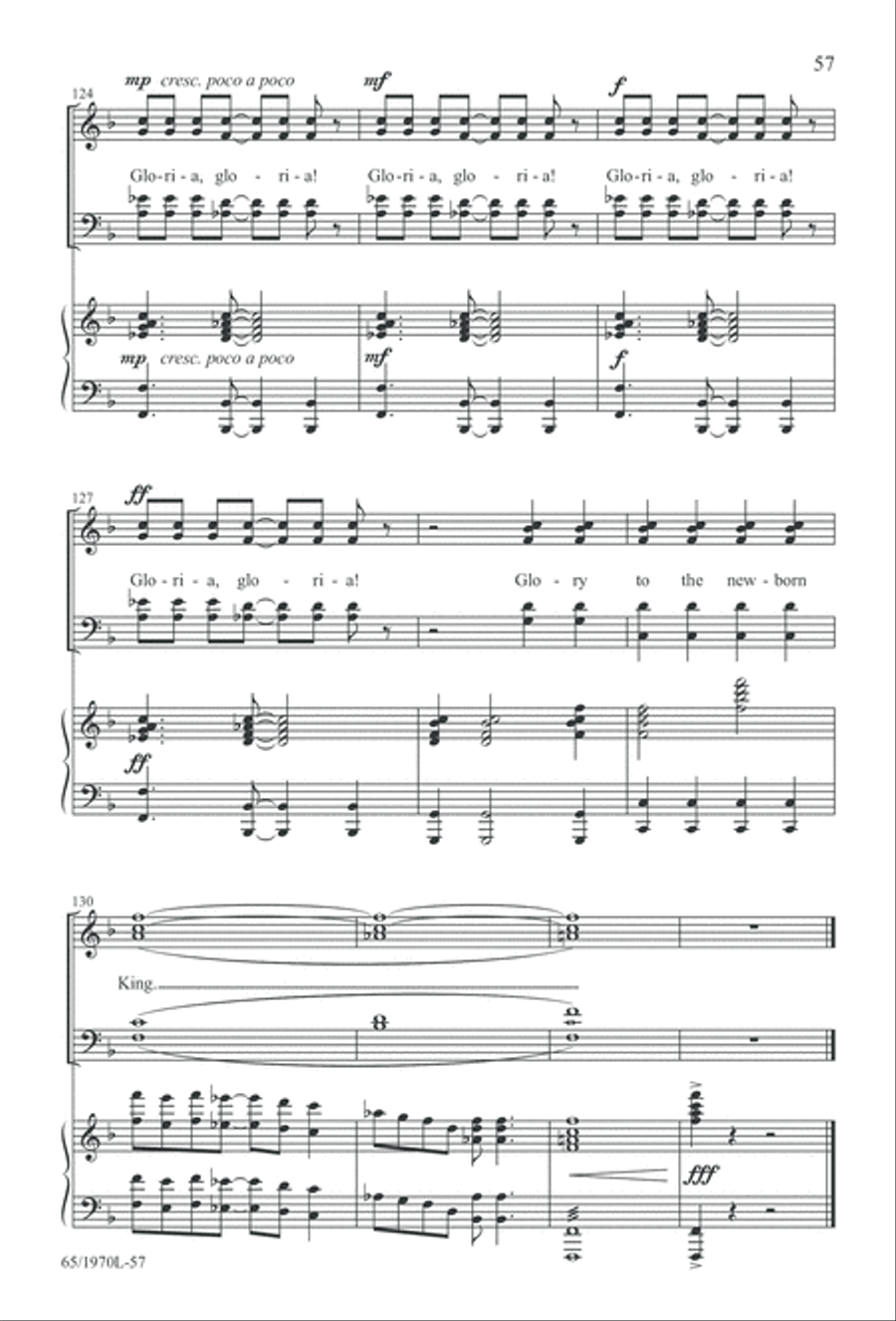 A Great and Mighty Wonder 4-Part scores gallery preview page 58