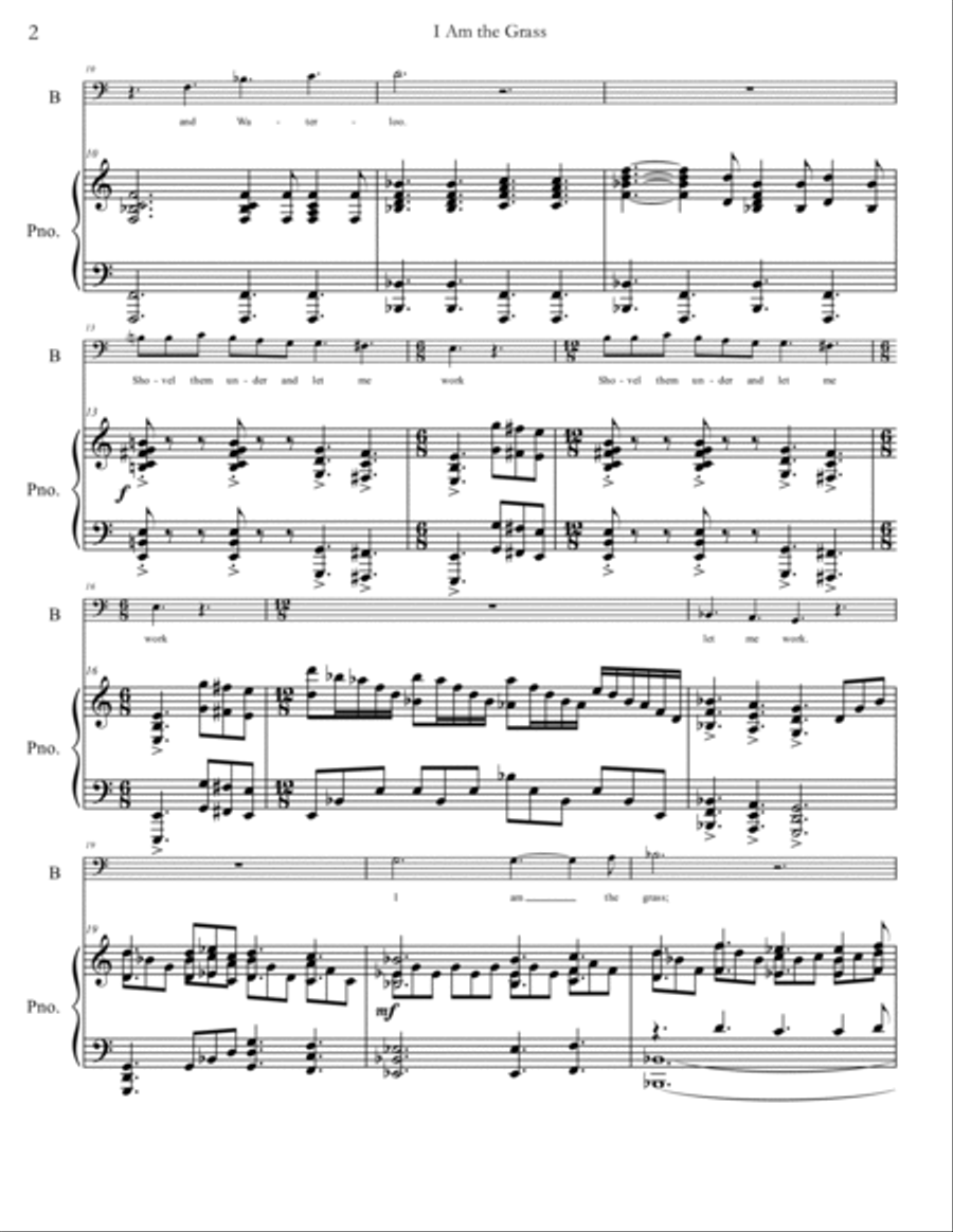I Am the Grass Voice scores gallery preview page 2