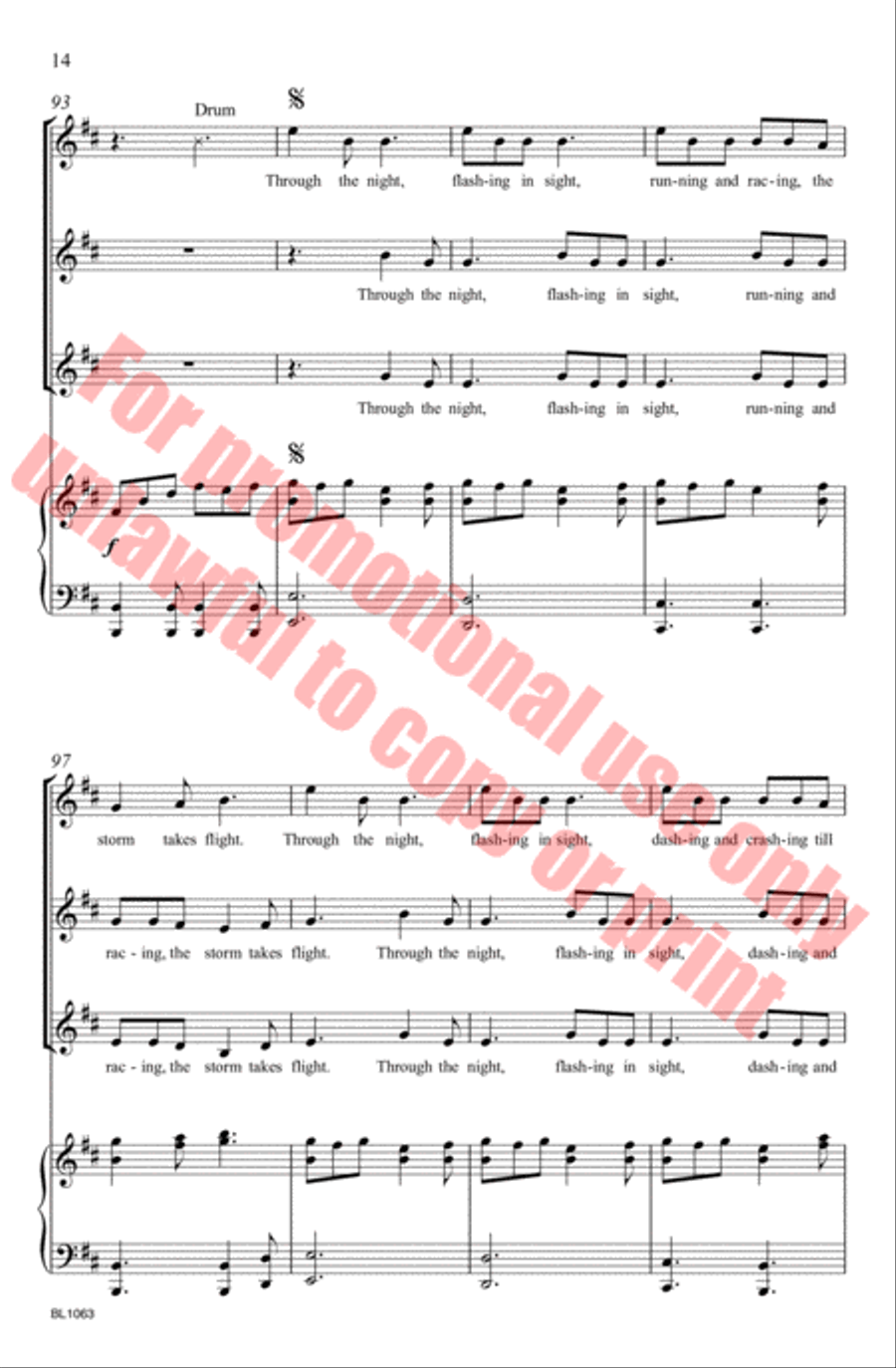 Storm Choir scores gallery preview page 15