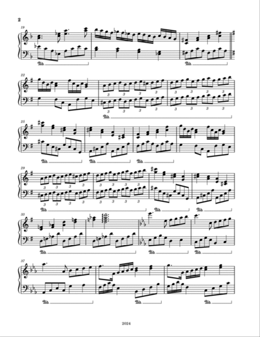 Earth Day Piano Solo scores gallery preview page 2
