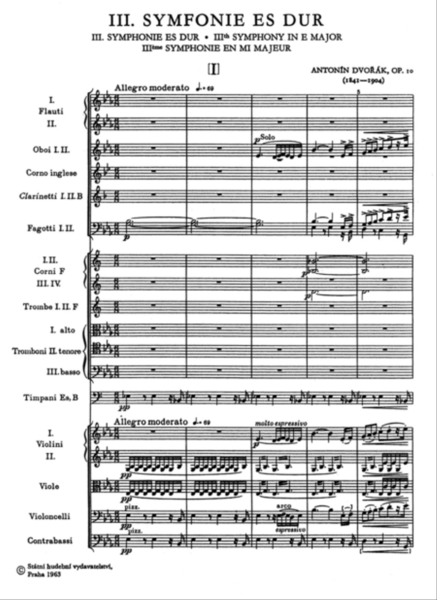 Symphony No. 3 E flat major op. 10 TB scores gallery preview page 2