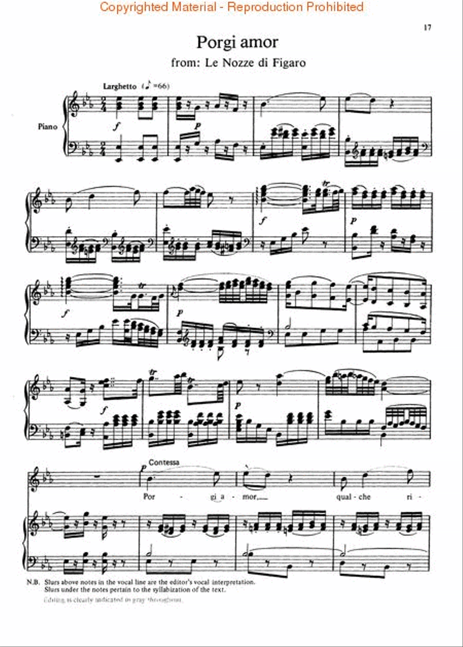 Mozart: Eight Operatic Arias for the Soprano Voice Soprano Voice scores gallery preview page 2