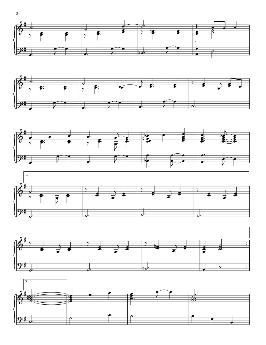 Neighborhood (from The Sims) Piano Solo scores gallery preview page 2