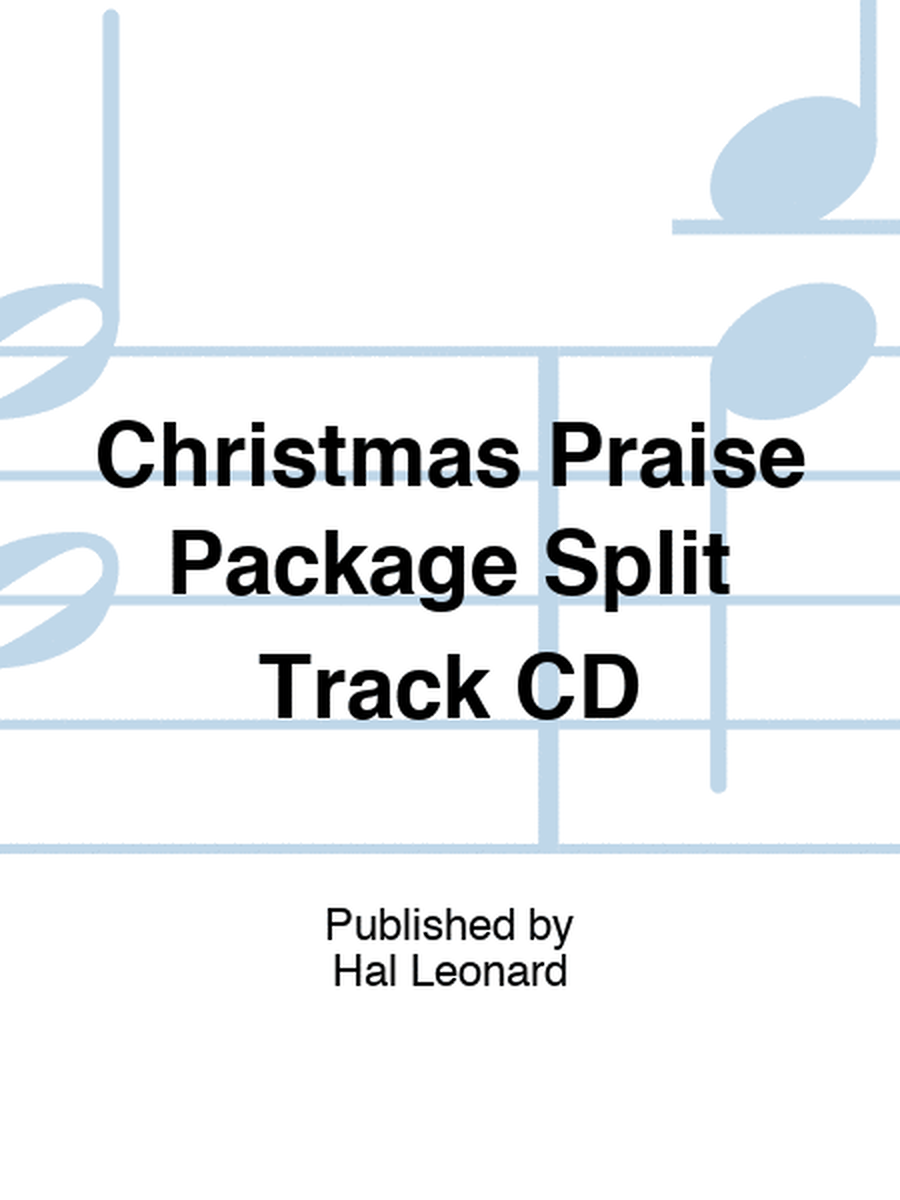 Christmas Praise Package Split Track CD