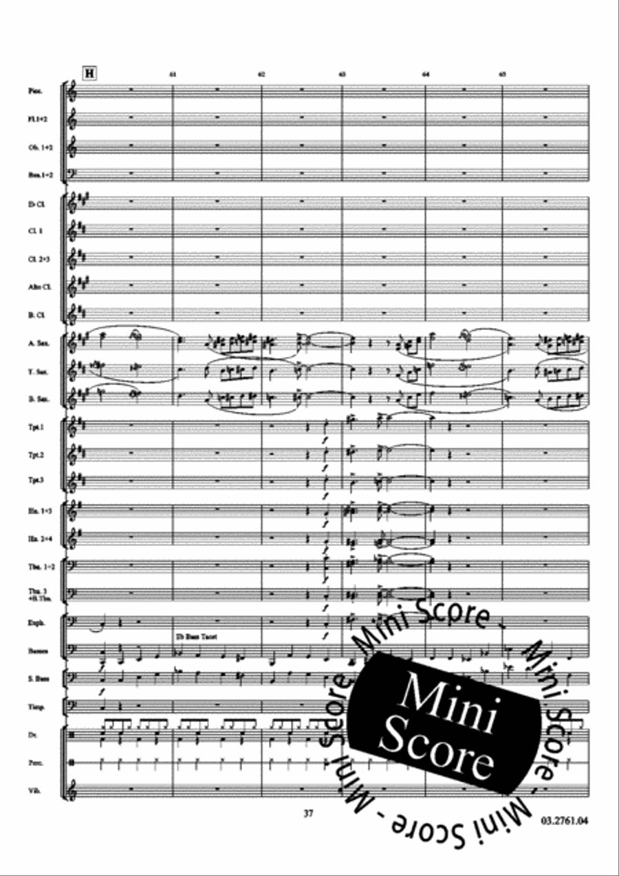 All Blue All Blue Concert Band scores gallery preview page 43