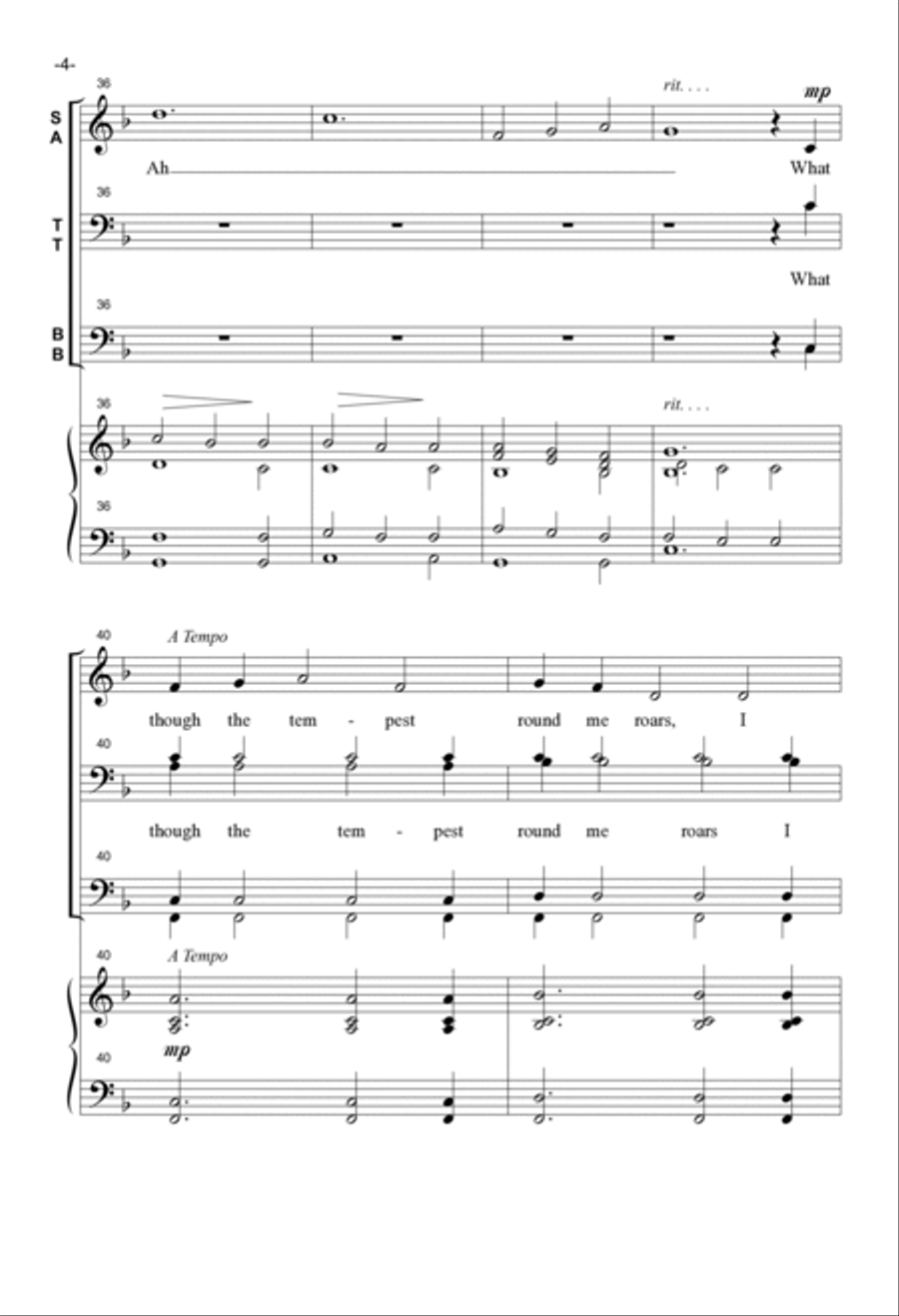 How Can I Keep From Singing 4-Part scores gallery preview page 4