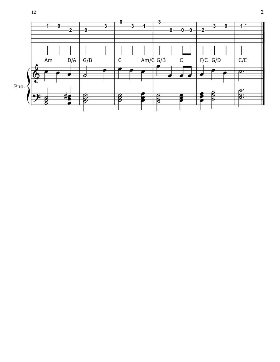 We Wish You A Merry Christmas Easy Piano scores gallery preview page 2
