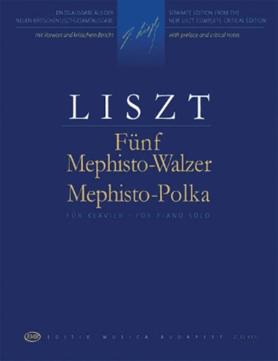 5 Mephisto Waltzes and Mephisto Polka Piano Solo scores gallery preview page 1