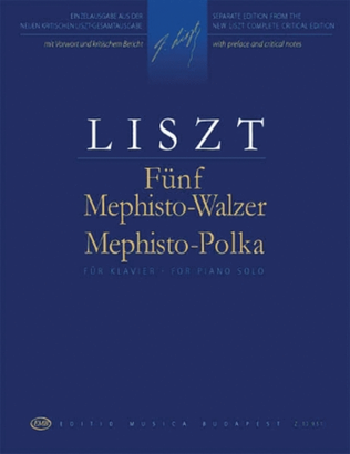 Book cover for 5 Mephisto Waltzes and Mephisto Polka