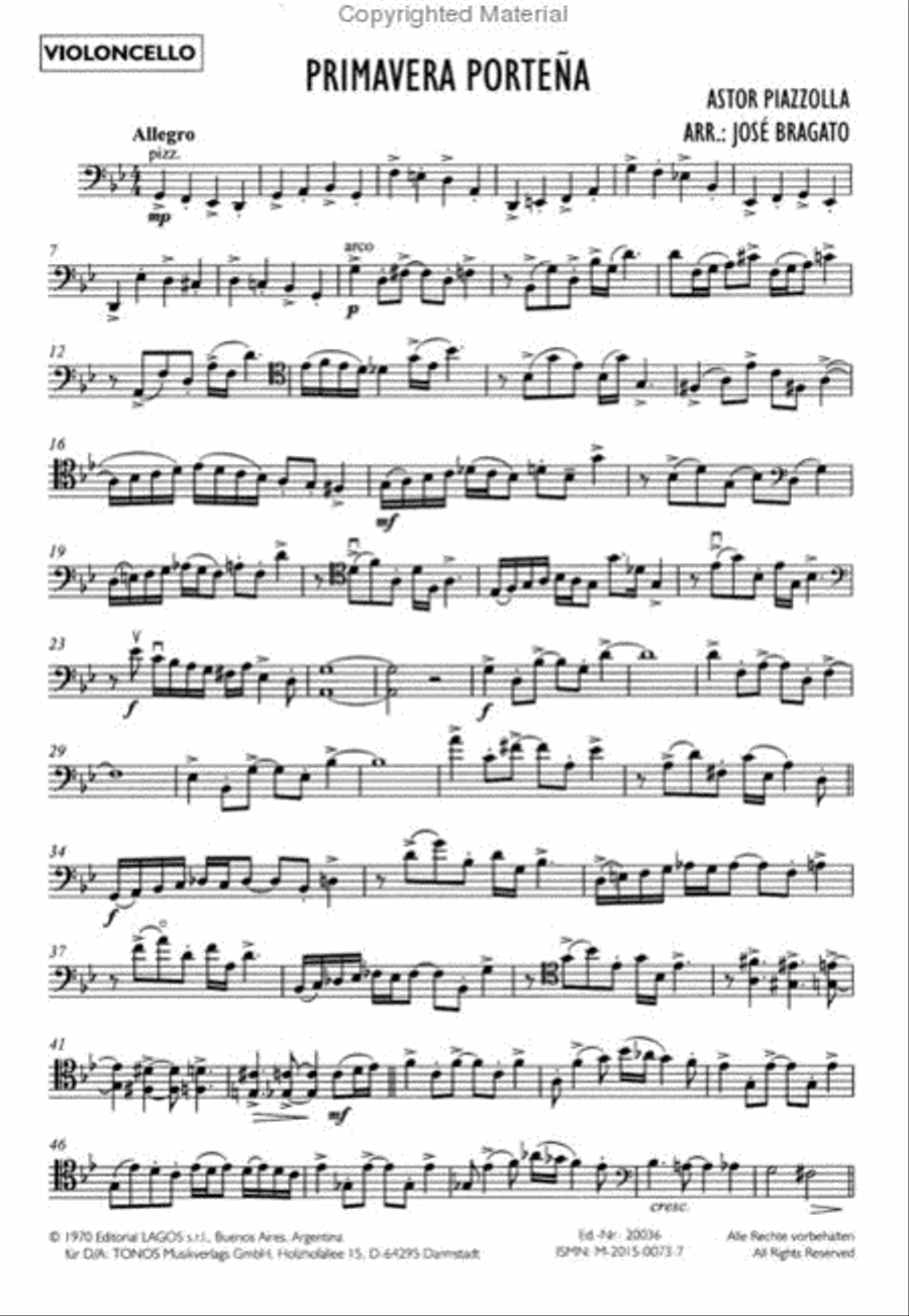 Primavera portena Piano Trio scores gallery preview page 3