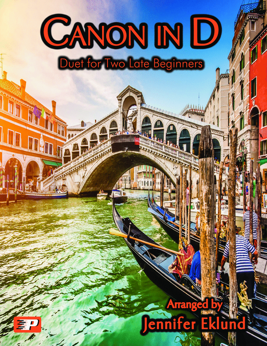 Canon in D (Easy Duet) Easy Piano scores gallery preview page 1