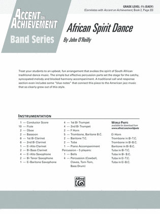 African Spirit Dance: Score