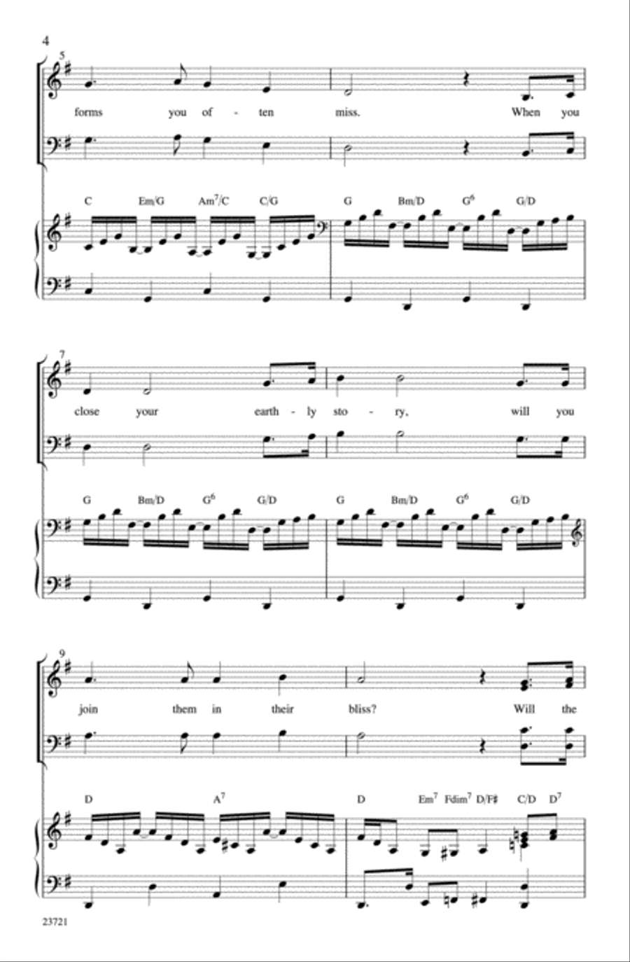 Will the Circle Be Unbroken? 4-Part scores gallery preview page 4