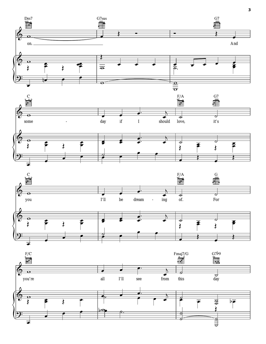 From This Day On Piano, Vocal, Guitar scores gallery preview page 3