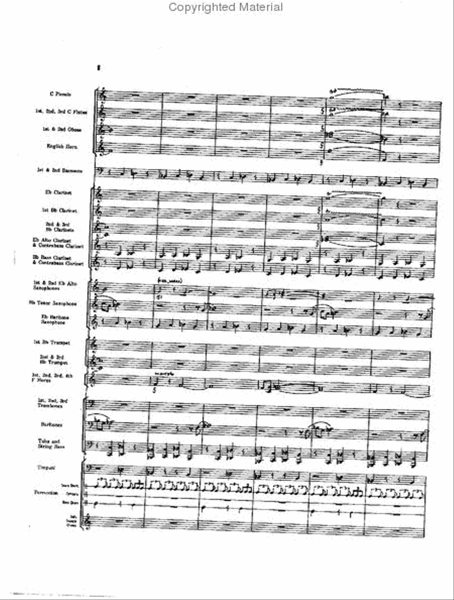 Caccia and Chorale Concert Band scores gallery preview page 7