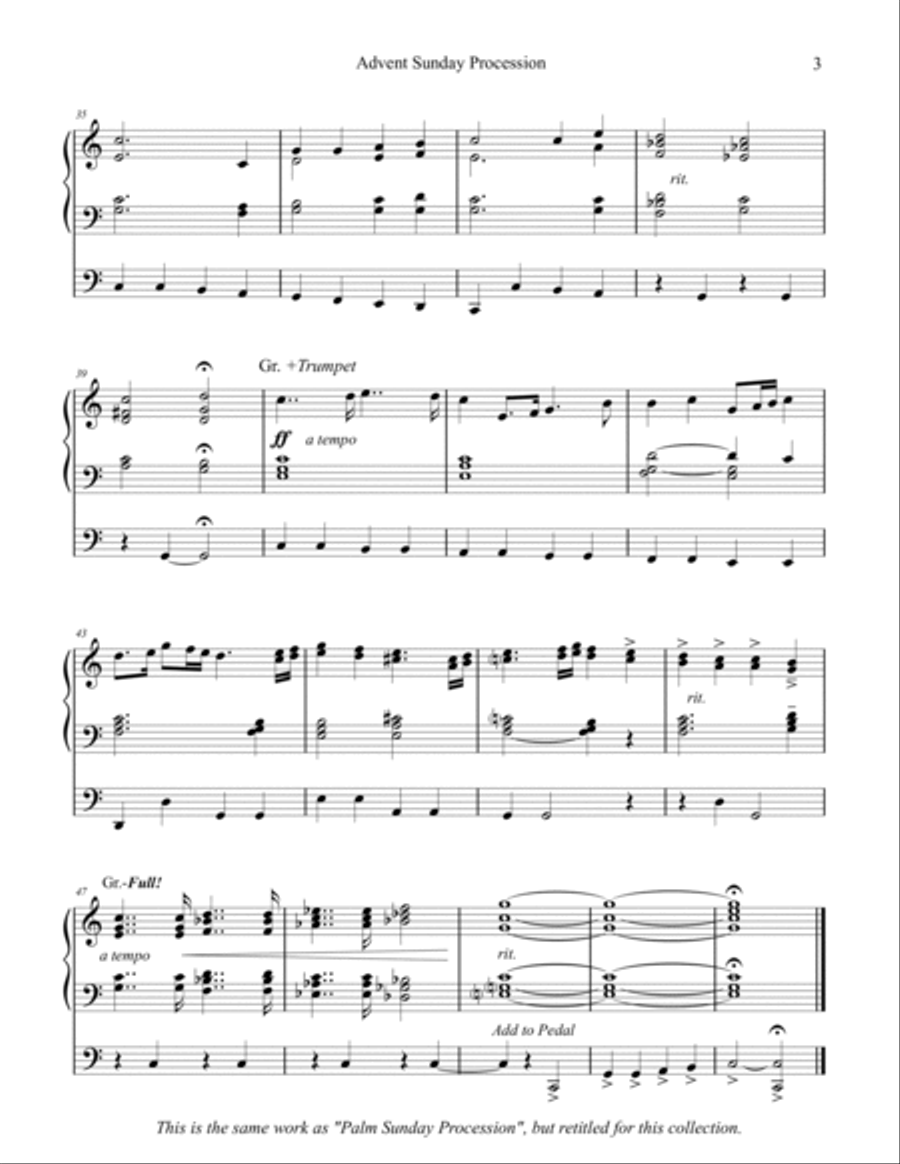 Advent and Christmas Organ Works, Vol. 3, by Phil Lehenbauer Organ Solo scores gallery preview page 4