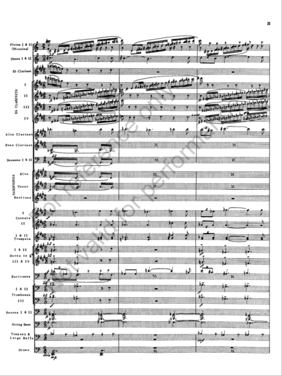 The Golden Legend Concert Band scores gallery preview page 18