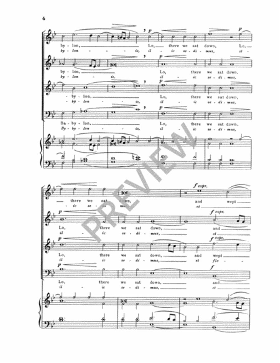 By the River of Babylon By the River of Babylon 4-Part scores gallery preview page 5