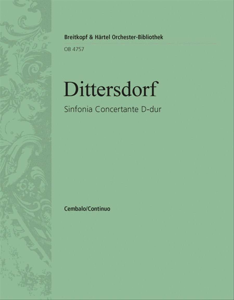 Sinfonia Concertante in D major Orchestra scores gallery preview page 1