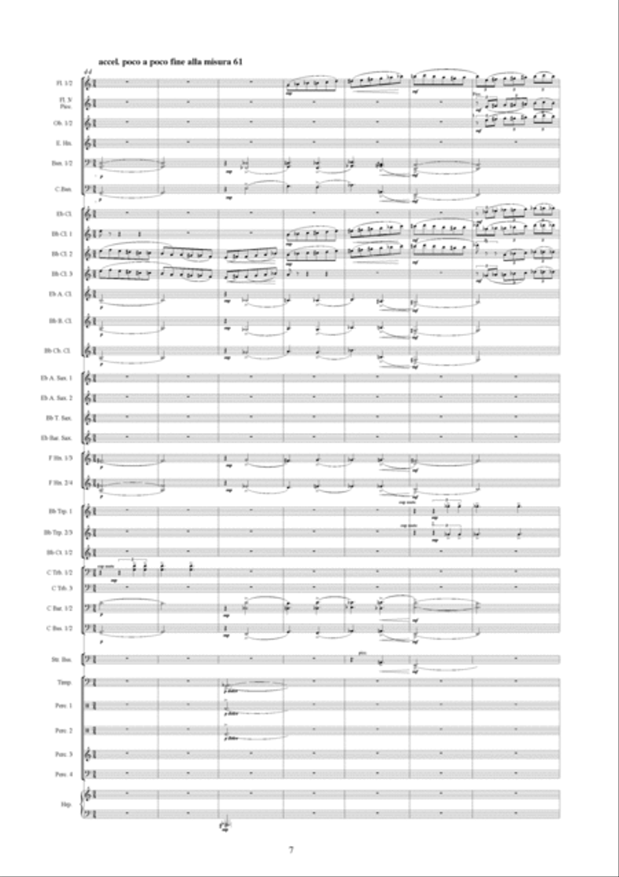 Symphonic Variations Concert Band scores gallery preview page 8