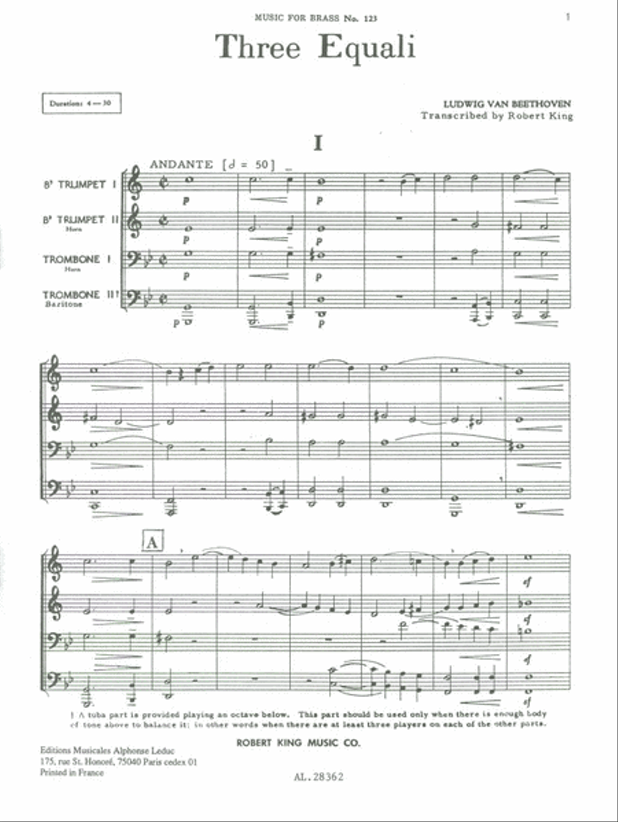 3 Equali (quartet-brass) School and Community scores gallery preview page 2