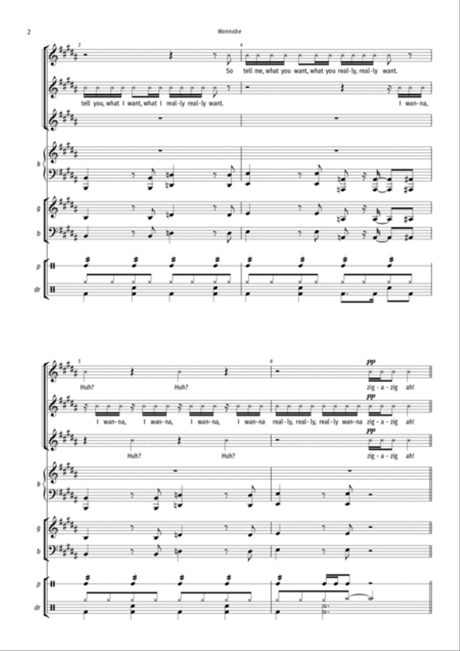 Wannabe Wannabe Voice scores gallery preview page 2