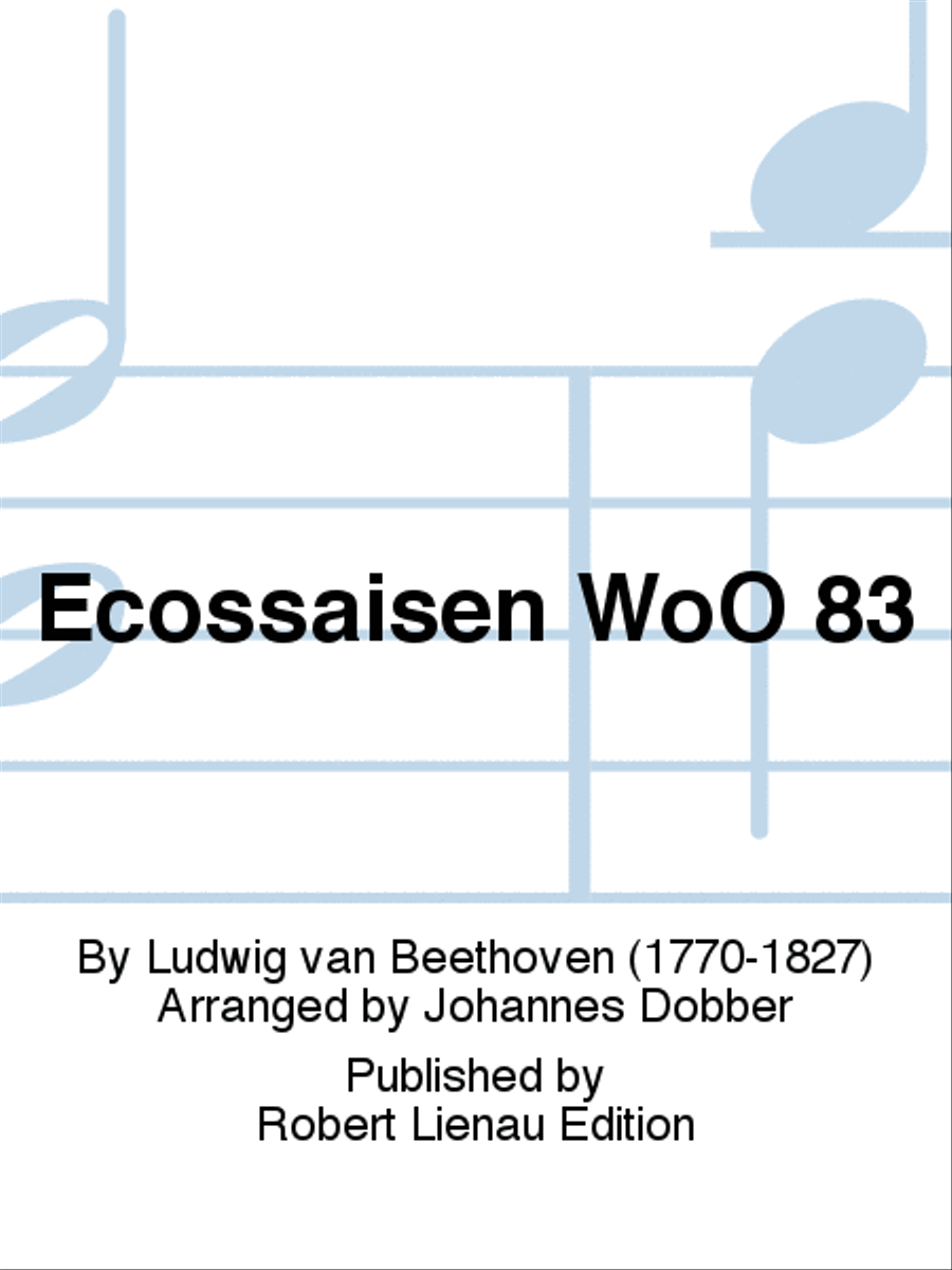 Ecossaisen WoO 83 Piano Solo scores gallery preview page 1