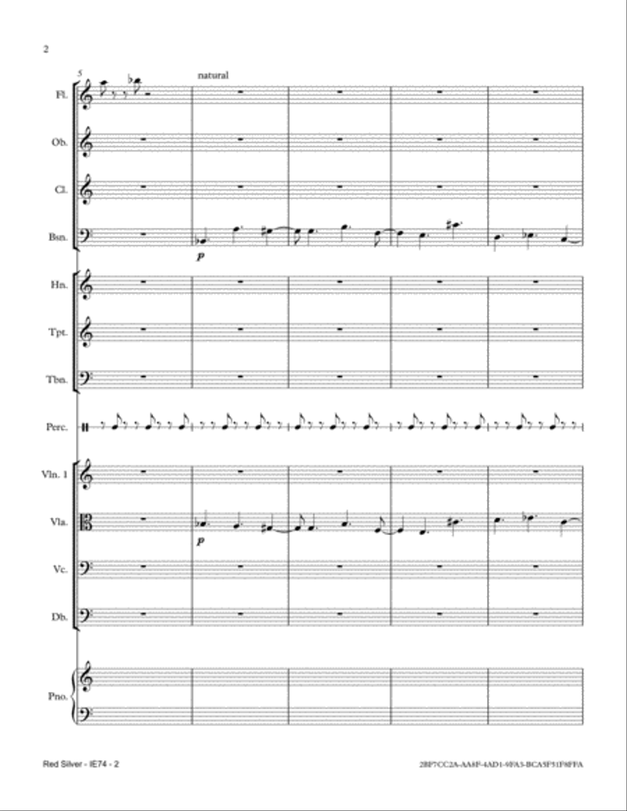 Red Silver Full Orchestra scores gallery preview page 2