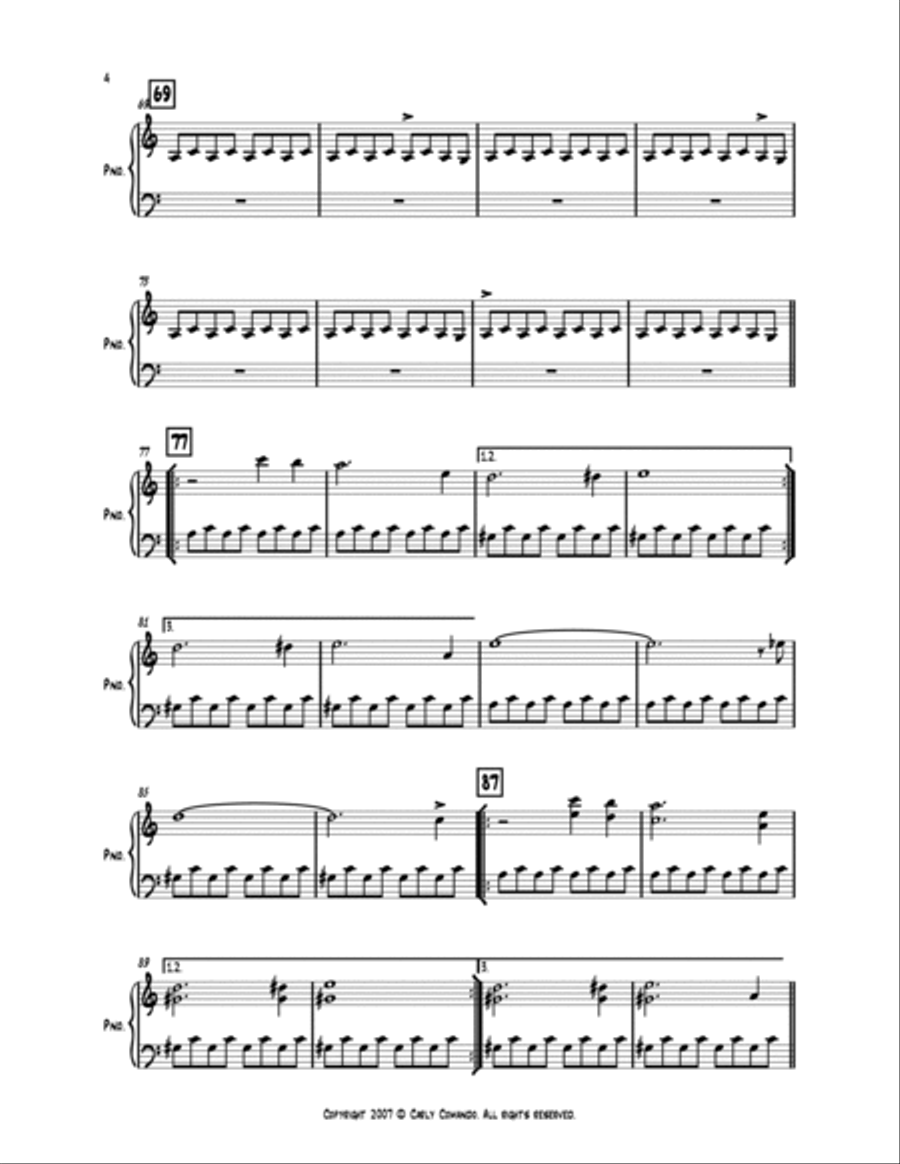Everyday Piano Solo scores gallery preview page 4
