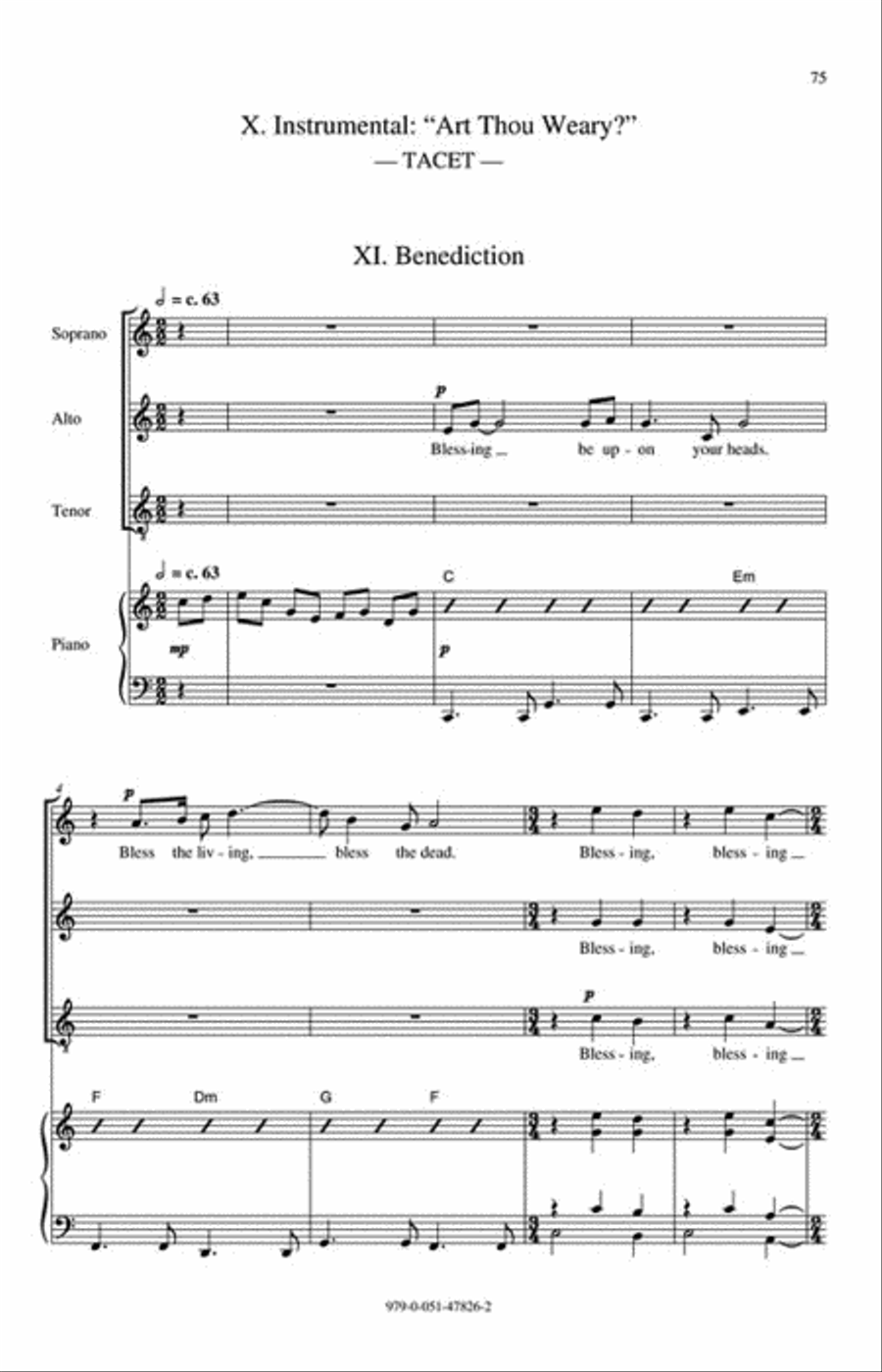 The World Beloved: A Bluegrass Mass 4-Part scores gallery preview page 6