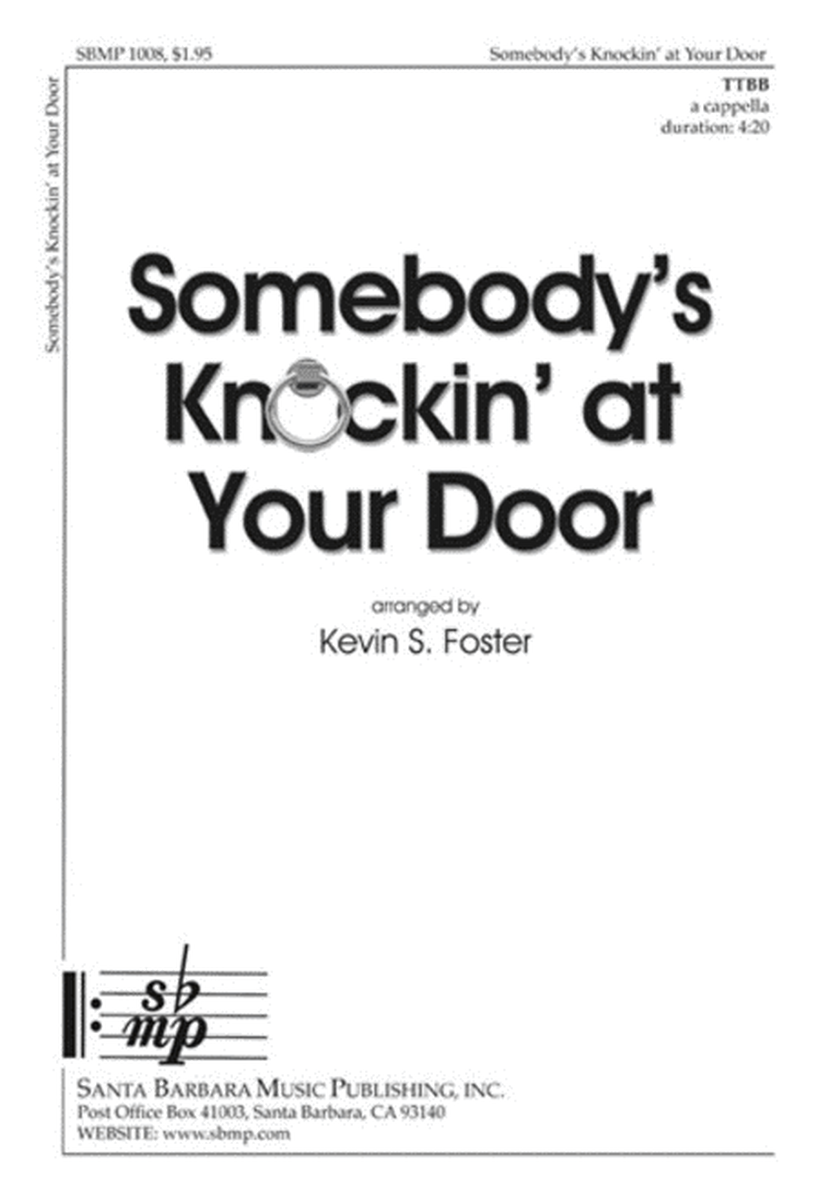 Somebody's Knockin' at Your Door - TTBB Octavo image number null