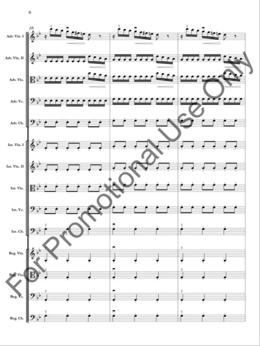 The Four Seasons: Summer: Presto, 3rd movement Orchestra scores gallery preview page 7