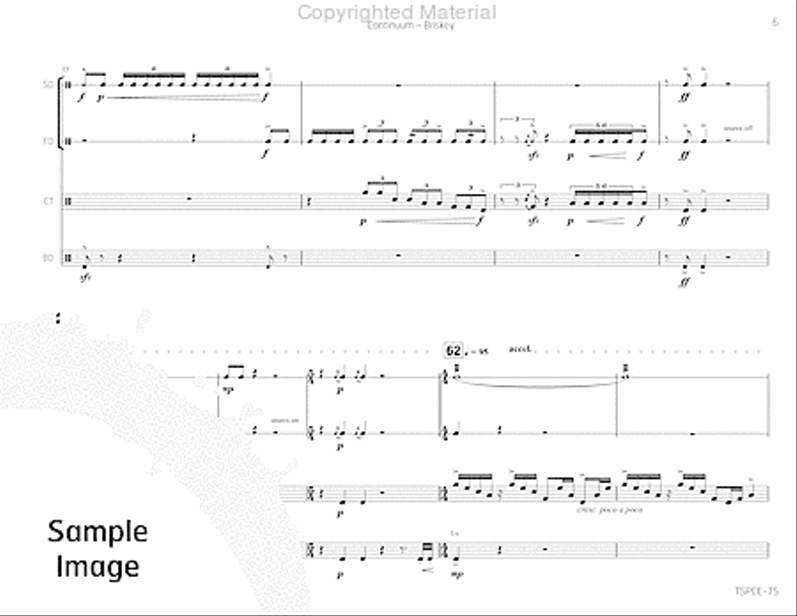 Continuum Percussion Ensemble scores gallery preview page 10