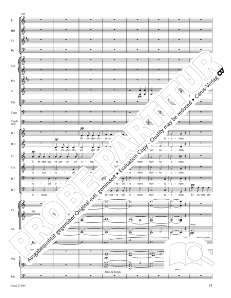 Messe solennelle de sainte Cecile STB scores gallery preview page 104