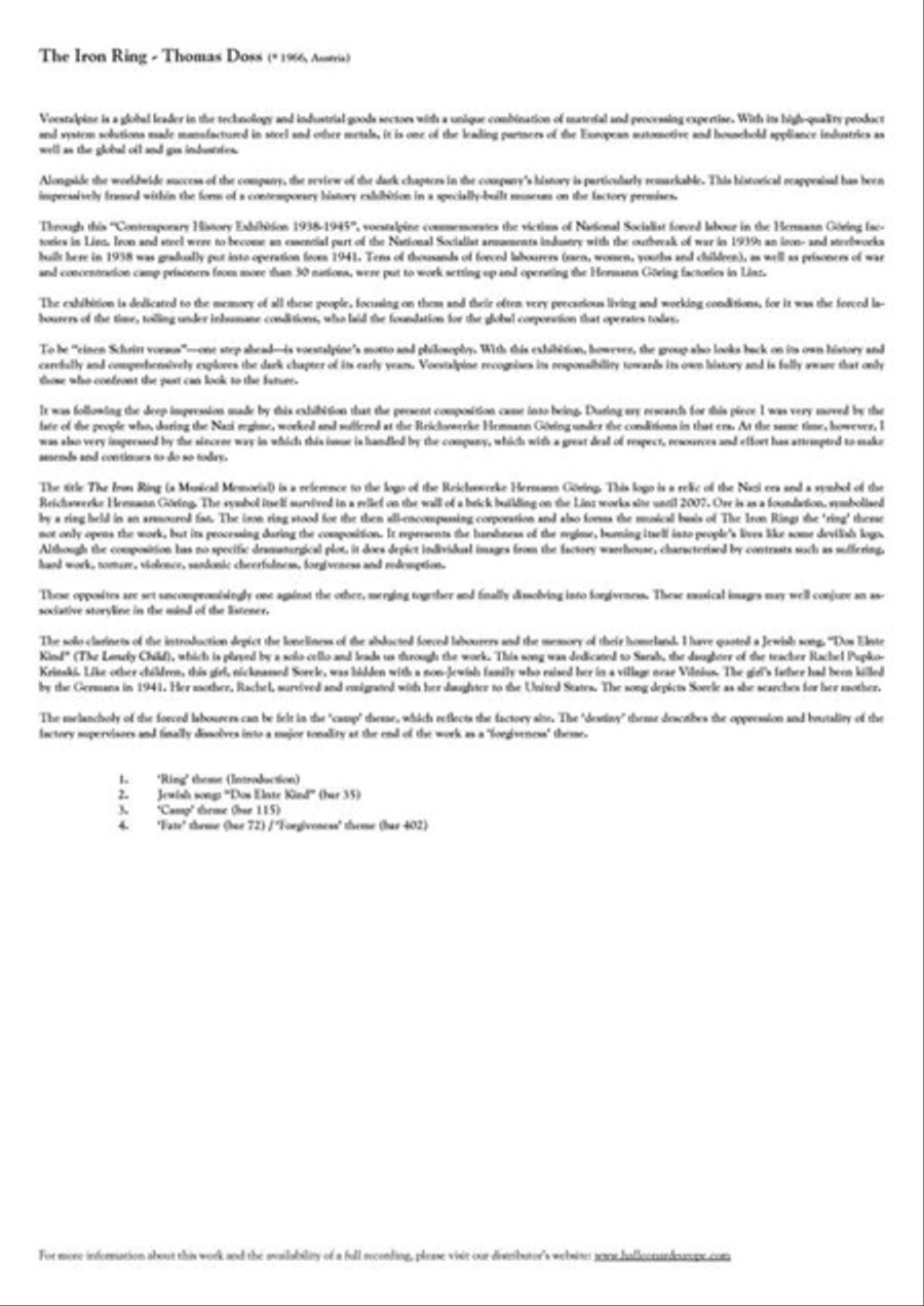 The Iron Ring Concert Band scores gallery preview page 3