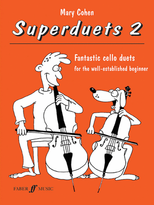 Book cover for Superduets for Cello, Book 2