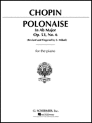 Book cover for Polonaise, Op. 53 in Ab Major