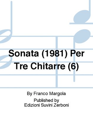Sonata (1981) Per Tre Chitarre (6)