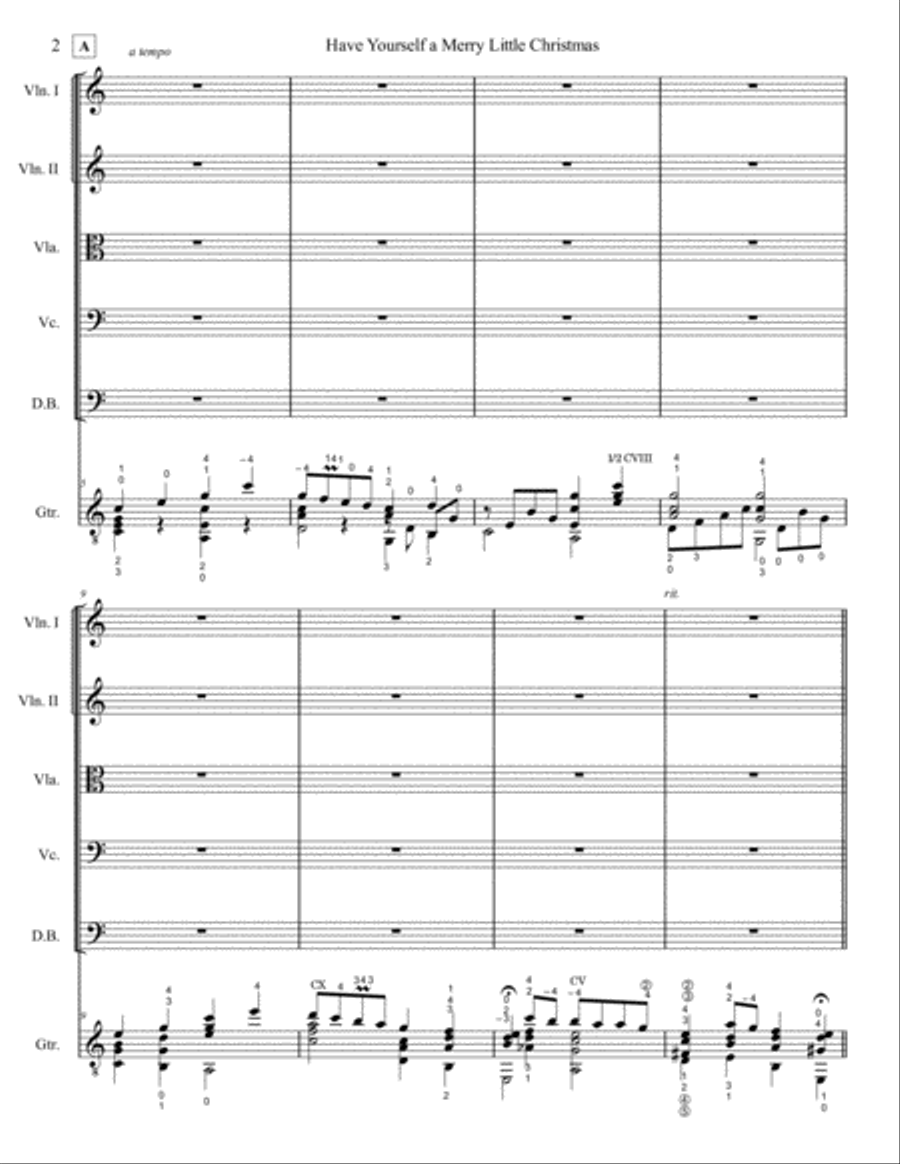 Have Yourself A Merry Little Christmas from MEET ME IN ST. LOUIS String Orchestra scores gallery preview page 3